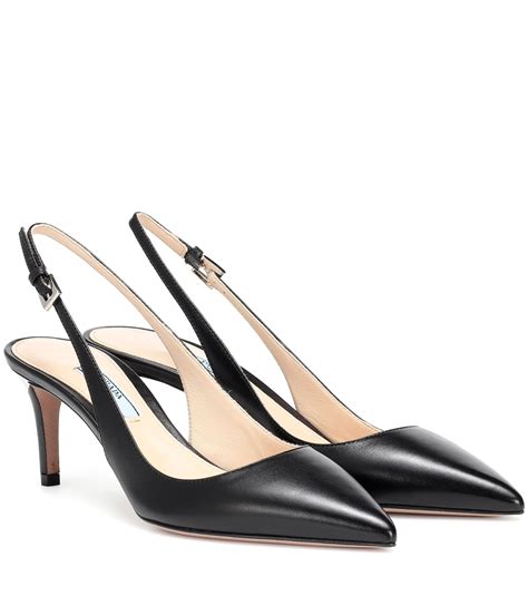 prada sling back heels|prada slingback pumps.